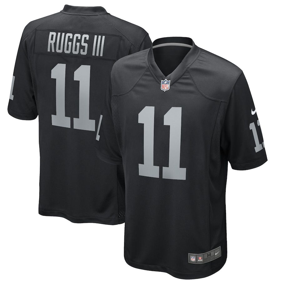 Men Oakland Raiders #11 Henry Ruggs III Nike Black Game NFL Jersey->oakland raiders->NFL Jersey